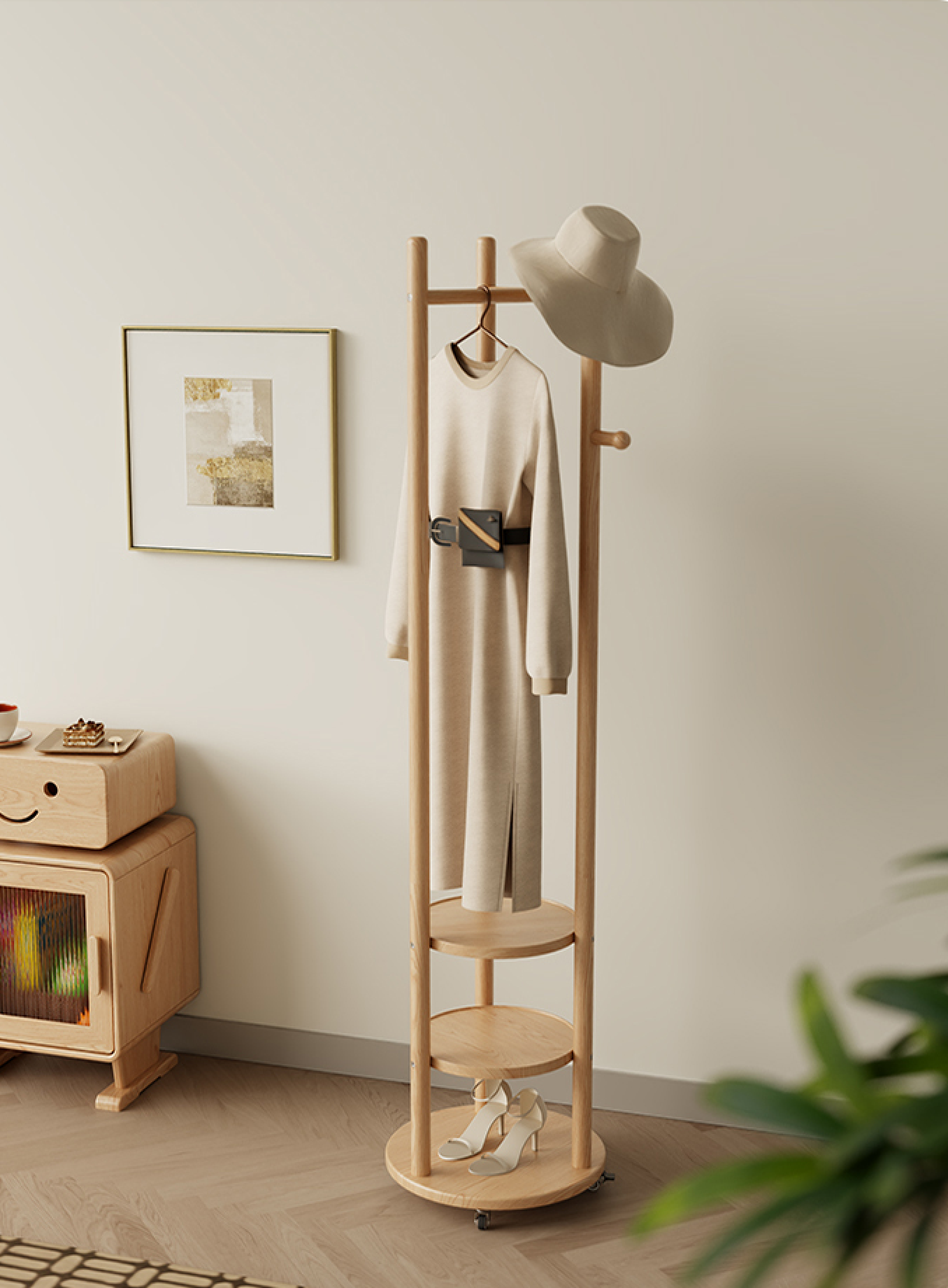 Compact coat rack sale